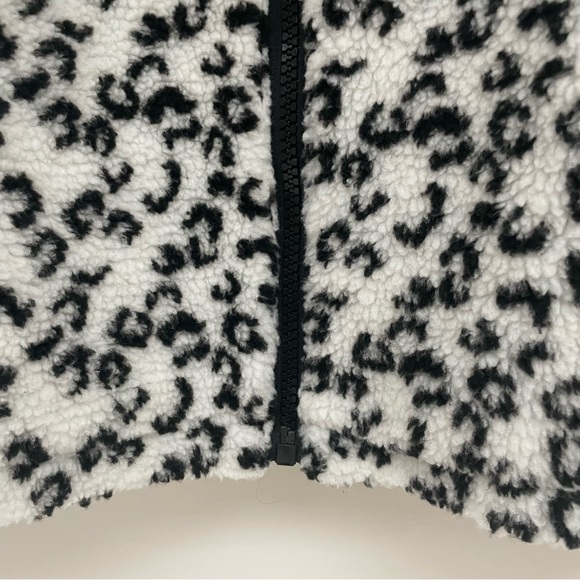 NWT Pacsun L.A. Hearts Leopard Jacket Women XS/S White/Black - Picture 5 of 12
